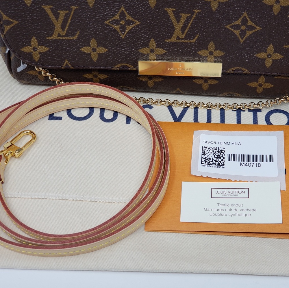 Brand New Louis Vuitton Favorite MM Clutch Bag - Picture 4 of 8